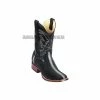Guadalajara Western Wear Los Altos Black Stingray Rowstone Wide Square Toe Cowboy Boots