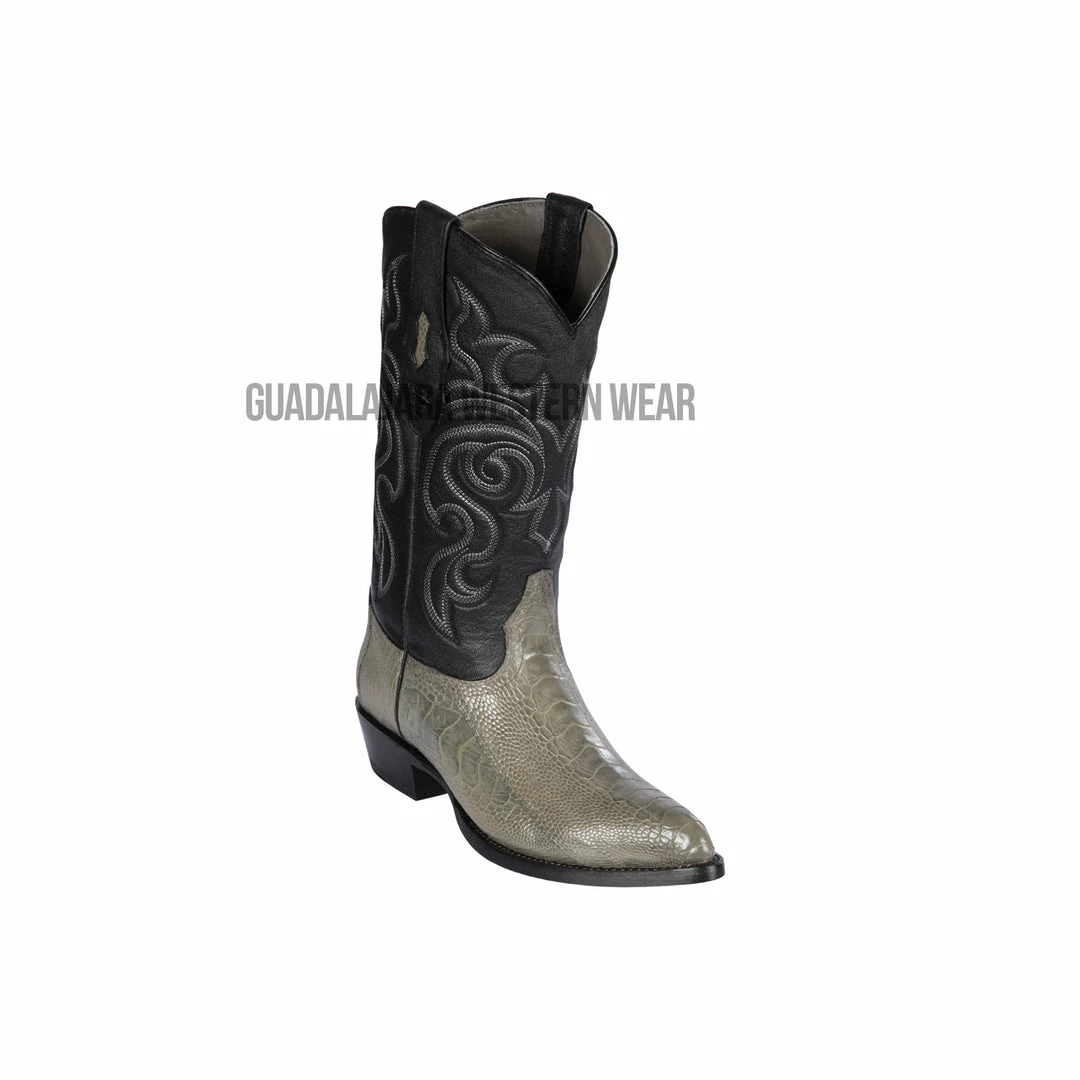 Guadalajara Western Wear Men Los Altos Gray Ostrich Leg J Toe Cowboy Boots 3 Guadalajara Western Wear Men Los Altos Gray Ostrich Leg J Toe Cowboy Boots