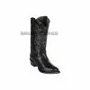 Guadalajara Western Wear Los Altos Black Teju J Toe Cowboy Boots Men