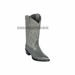 Guadalajara Western Wear Men Los Altos Gray Teju J Toe Cowboy Boots