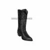Guadalajara Western Wear Los Altos Black Goat J Toe Cowboy Boots Men