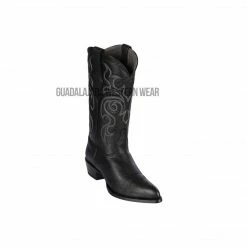 Guadalajara Western Wear Los Altos Black Goat J Toe Cowboy Boots Men
