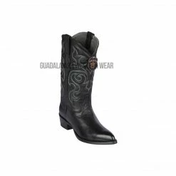 Guadalajara Western Wear Los Altos Black Elk J Toe Cowboy Boots Men