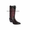 Guadalajara Western Wear Los Altos Black Cherry Ostrich Snip Toe Cowboy Boots Men 2 Guadalajara Western Wear Los Altos Black Cherry Ostrich Snip Toe Cowboy Boots Men