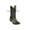 Guadalajara Western Wear Los Altos Rustic Gray Shark Wide Square Toe Cowboy Boots