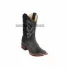 Guadalajara Western Wear Los Altos Black Shark Wide Square Toe Cowboy Boots Men