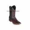 Guadalajara Western Wear Los Altos Black Cherry Caiman Flank Wide Square Toe Cowboy Boots 1 Guadalajara Western Wear Los Altos Black Cherry Caiman Flank Wide Square Toe Cowboy Boots