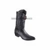 Guadalajara Western Wear Men Los Altos Black Bull Shoulder Snip Toe Cowboy Boots