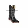 Guadalajara Western Wear Los Altos Black Ostrich Wide Square Toe Cowboy Boots 2 Guadalajara Western Wear Los Altos Black Ostrich Wide Square Toe Cowboy Boots