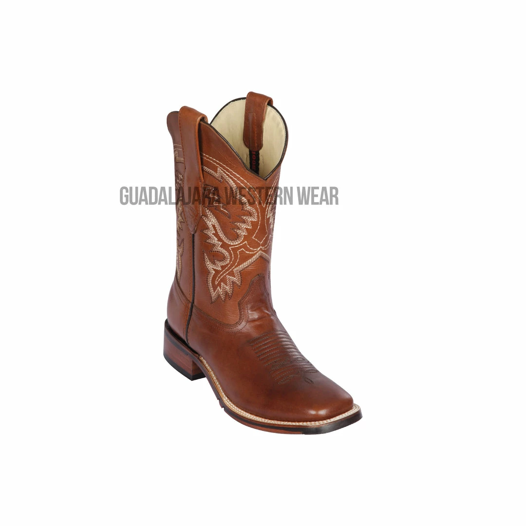 Guadalajara Western Wear Los Altos Brown Pull Up Wide Square Toe Cowboy Boots Men 3 Guadalajara Western Wear Los Altos Brown Pull Up Wide Square Toe Cowboy Boots Men