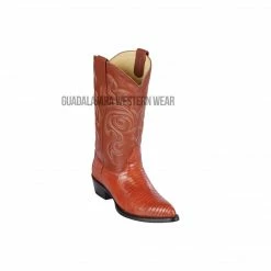 Guadalajara Western Wear Los Altos Cognac Teju J Toe Cowboy Boots