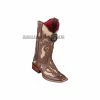 Guadalajara Western Wear Los Altos Sanded Oryx Teju Wide Square Toe Women Western Boot 1 Guadalajara Western Wear Los Altos Sanded Oryx Teju Wide Square Toe Women Western Boot