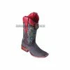 Guadalajara Western Wear Los Altos Sanded Black Teju Wide Square Toe Women Western Boot 2 Guadalajara Western Wear Los Altos Sanded Black Teju Wide Square Toe Women Western Boot
