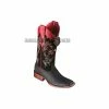 Guadalajara Western Wear Los Altos Black Python Wide Square Toe Women Western Boot 1 Guadalajara Western Wear Los Altos Black Python Wide Square Toe Women Western Boot