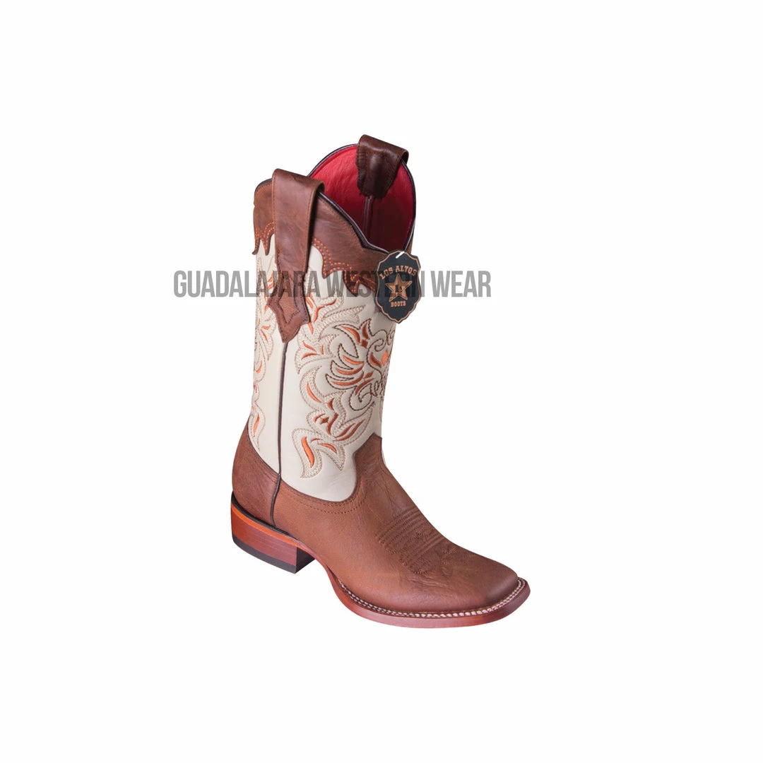 Guadalajara Western Wear Los Altos Brown Volcano Wide Square Toe Women Western Boot 3 Guadalajara Western Wear Los Altos Brown Volcano Wide Square Toe Women Western Boot