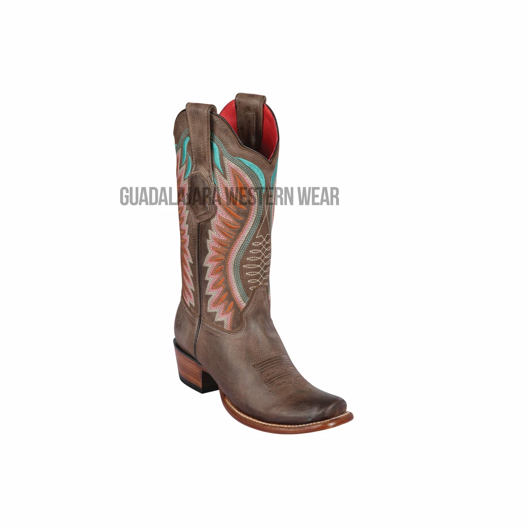 Guadalajara Western Wear Los Altos Brown Vintage Dubai Toe Women Western Boot 3 Guadalajara Western Wear Los Altos Brown Vintage Dubai Toe Women Western Boot