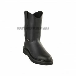 Guadalajara Western Wear Original Michel Boots Men's Pull On Work Boot Black Soft Toe