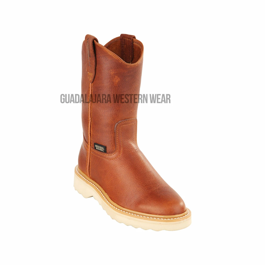 Guadalajara Western Wear Original Michel Boots Men's Pull On Work Boot Honey Soft Toe 3 Guadalajara Western Wear Original Michel Boots Men's Pull On Work Boot Honey Soft Toe