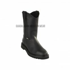 Guadalajara Western Wear Original Michel Boots Men's Pull On Work Boot Black Soft Toe
