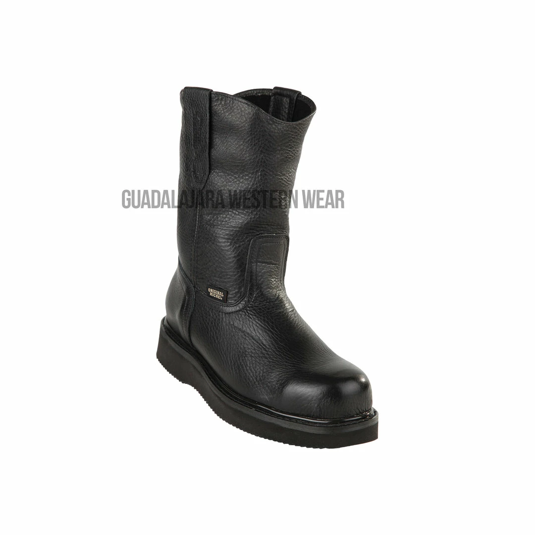 Guadalajara Western Wear Original Michel Boots Men's Pull On Work Boot Black Steel Toe 3 Guadalajara Western Wear Original Michel Boots Men's Pull On Work Boot Black Steel Toe