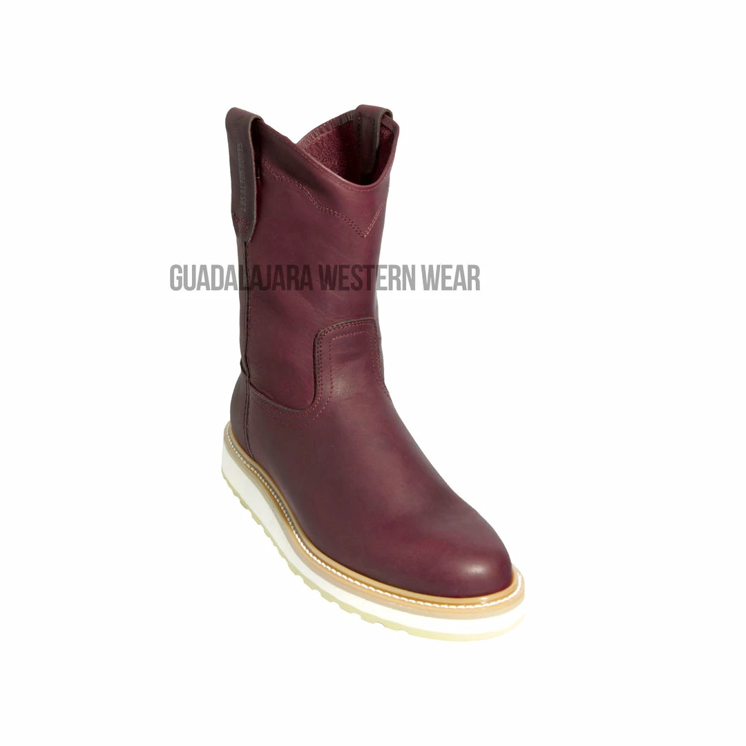 Guadalajara Western Wear Original Michel Boots Men's Pull On Work Boot Burgundy Soft Toe 3 Guadalajara Western Wear Original Michel Boots Men's Pull On Work Boot Burgundy Soft Toe