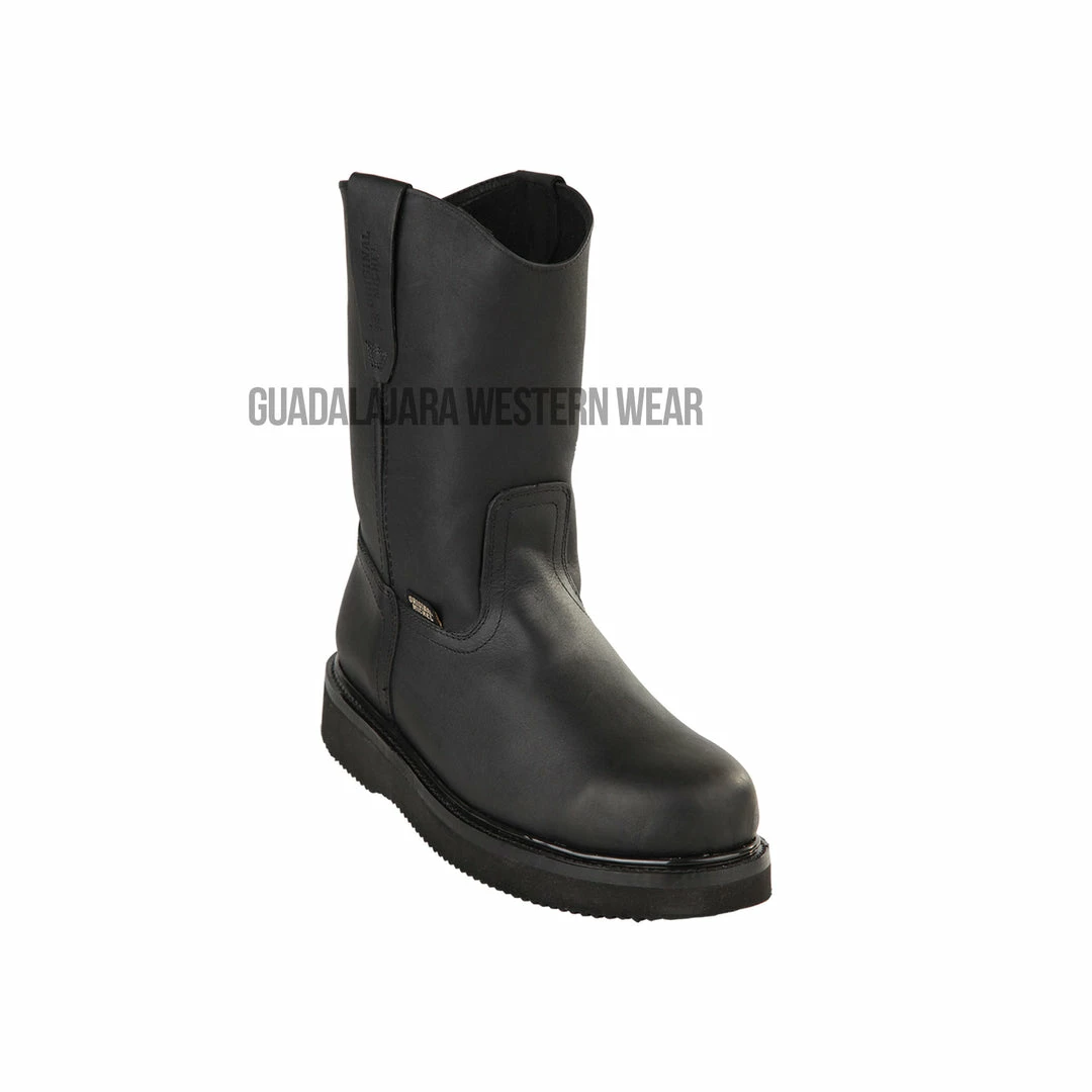 Guadalajara Western Wear Original Michel Boots Men's Pull On Work Boot Black Steel Toe 3 Guadalajara Western Wear Original Michel Boots Men's Pull On Work Boot Black Steel Toe