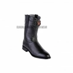 Guadalajara Western Wear Men Los Altos Black Elk Roper Cowboy Boots