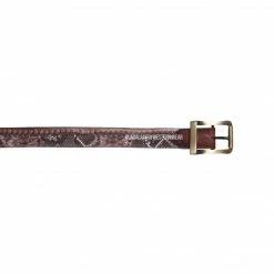 Guadalajara Western Wear Los Altos Rustic Brown Python Casual Belt