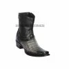 Guadalajara Western Wear Los Altos Faded Gray Caiman Belly European Square Toe Ankle Boot Men 1 Guadalajara Western Wear Los Altos Faded Gray Caiman Belly European Square Toe Ankle Boot Men