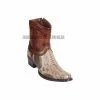 Guadalajara Western Wear Los Altos Rustic Brown Python European Square Toe Ankle Boot Men 2 Guadalajara Western Wear Los Altos Rustic Brown Python European Square Toe Ankle Boot Men