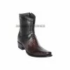 Guadalajara Western Wear Los Altos Black Cherry Teju European Square Toe Ankle Boot 1 Guadalajara Western Wear Los Altos Black Cherry Teju European Square Toe Ankle Boot