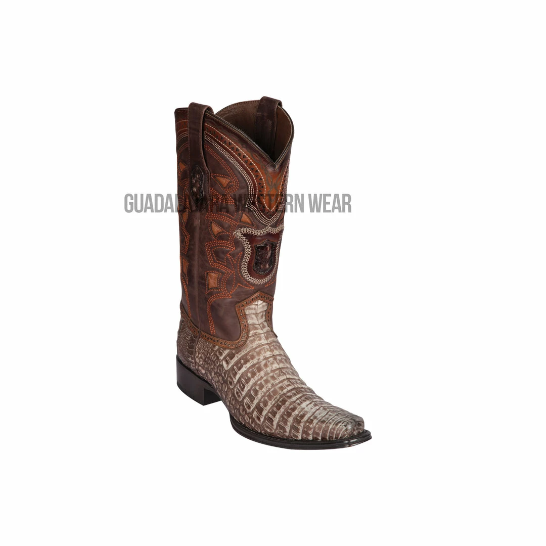Guadalajara Western Wear Los Altos Lisboa Brown Caiman Belly European Square Toe Cowboy Boots Men 3 Guadalajara Western Wear Los Altos Lisboa Brown Caiman Belly European Square Toe Cowboy Boots Men