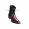 Guadalajara Western Wear Los Altos Faded Burgundy Rowstone Stingray & Deer European Square Toe Ankle Boot 2 Guadalajara Western Wear Los Altos Faded Burgundy Rowstone Stingray & Deer European Square Toe Ankle Boot
