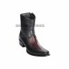Guadalajara Western Wear Men Los Altos Black Cherry Ostrich Leg & Deer European Square Toe Ankle Boot 2 Guadalajara Western Wear Men Los Altos Black Cherry Ostrich Leg & Deer European Square Toe Ankle Boot
