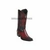 Guadalajara Western Wear Men Los Altos Faded Burgundy Stingray Rowstone European Square Toe Cowboy Boots