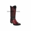 Guadalajara Western Wear Los Altos Faded Burgundy Ostrich European Square Toe Cowboy Boots Men 1 Guadalajara Western Wear Los Altos Faded Burgundy Ostrich European Square Toe Cowboy Boots Men