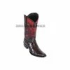 Guadalajara Western Wear Los Altos Black Cherry Ostrich European Square Toe Cowboy Boots 1 Guadalajara Western Wear Los Altos Black Cherry Ostrich European Square Toe Cowboy Boots