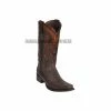 Guadalajara Western Wear Los Altos Sanded Brown Caiman Belly & Deer European Square Toe Cowboy Boots 1 Guadalajara Western Wear Los Altos Sanded Brown Caiman Belly & Deer European Square Toe Cowboy Boots