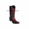 Guadalajara Western Wear Men Los Altos Faded Burgundy Caiman Tail & Deer European Square Toe Cowboy Boots 1 Guadalajara Western Wear Men Los Altos Faded Burgundy Caiman Tail & Deer European Square Toe Cowboy Boots