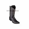Guadalajara Western Wear Men Los Altos Black Caiman Belly & Deer European Square Toe Cowboy Boots 2 Guadalajara Western Wear Men Los Altos Black Caiman Belly & Deer European Square Toe Cowboy Boots