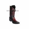 Guadalajara Western Wear Los Altos Faded Burgundy Ostrich Leg & Deer European Square Toe Cowboy Boots 1 Guadalajara Western Wear Los Altos Faded Burgundy Ostrich Leg & Deer European Square Toe Cowboy Boots