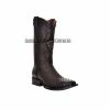 Guadalajara Western Wear Cuadra Black Sillero Wide Square Toe Cowboy Boot Men