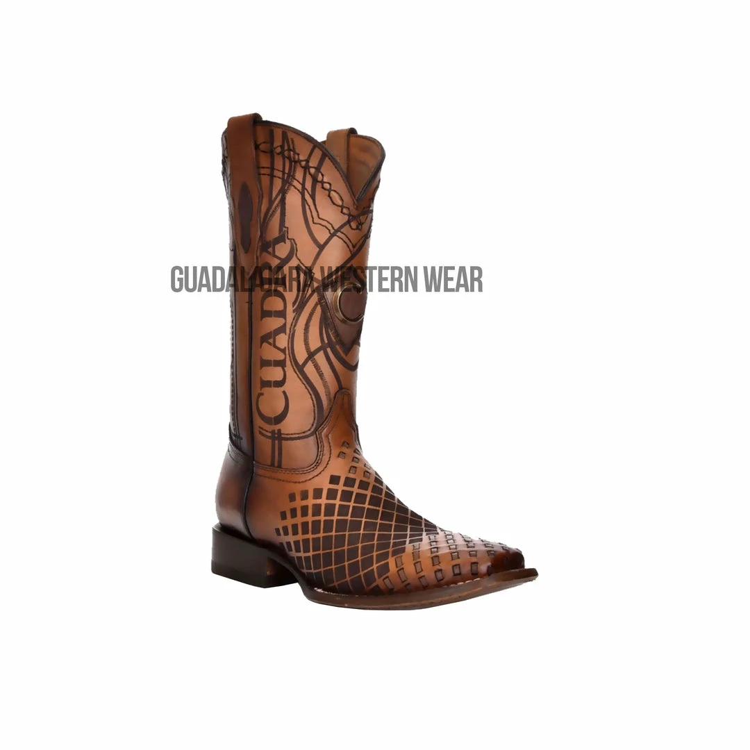 Guadalajara Western Wear Cuadra Honey Sillero Wide Square Toe Cowboy Boot 3 Guadalajara Western Wear Cuadra Honey Sillero Wide Square Toe Cowboy Boot