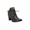 Guadalajara Western Wear Cuadra Bovine Leather Tokyo Grey Ankle Boot Women