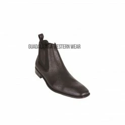 Cuadra Men Vestigium Black Grisly Leather Chelsea Boot