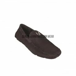 Cuadra Vestigium Black Suede Leather Loafers Men