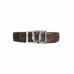 Guadalajara Western Wear Men Vestigium Tobacco Suede Leather Casual Belt