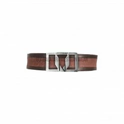 Guadalajara Western Wear Vestigium Brown Grasso Ostrich Leg Casual Belt Men