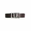 Guadalajara Western Wear Vestigium Black Cherry Caiman Belly Casual Belt Men