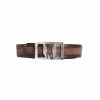 Guadalajara Western Wear Vestigium Sanded Brown Teju Casual Belt
